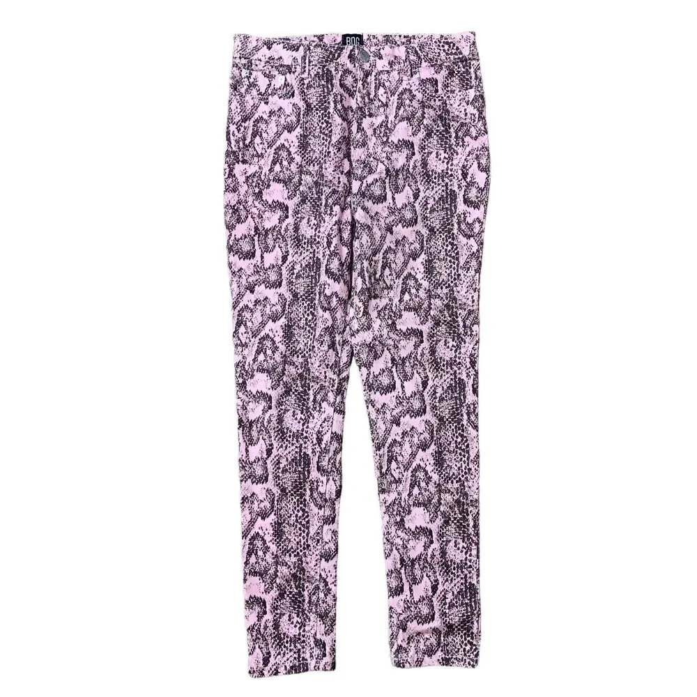 BDG Urban Outfitters Sz 29 Jeans Twig High Rise Pink Snake‎ Print Skinny Women’s